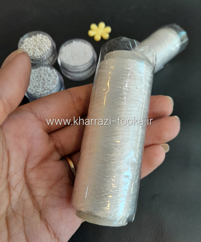 نخ ابریشمی ۲ سفید