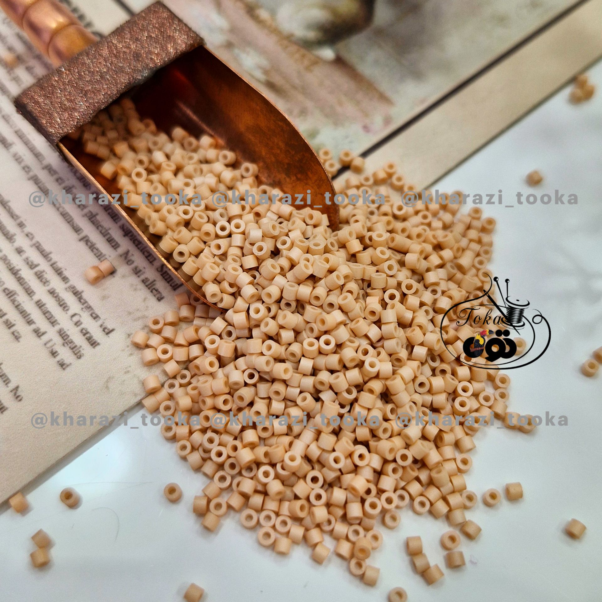 منجوق استوانه ای fgb کرمی ۱۰۶۳