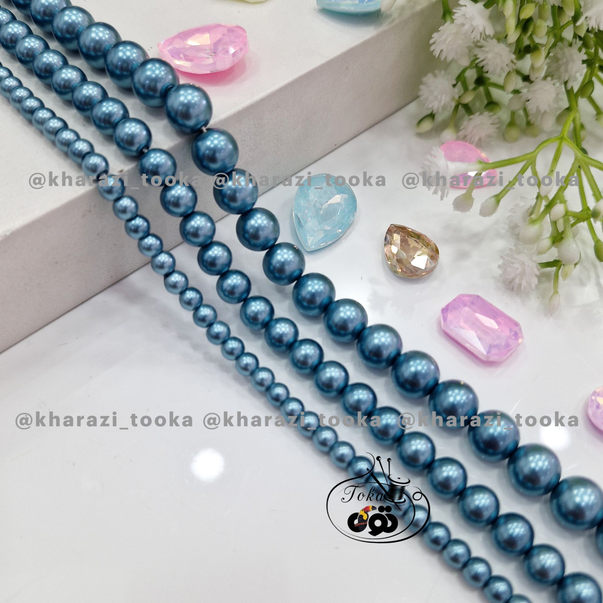 مروارید شل فیروزه ای ۳۳