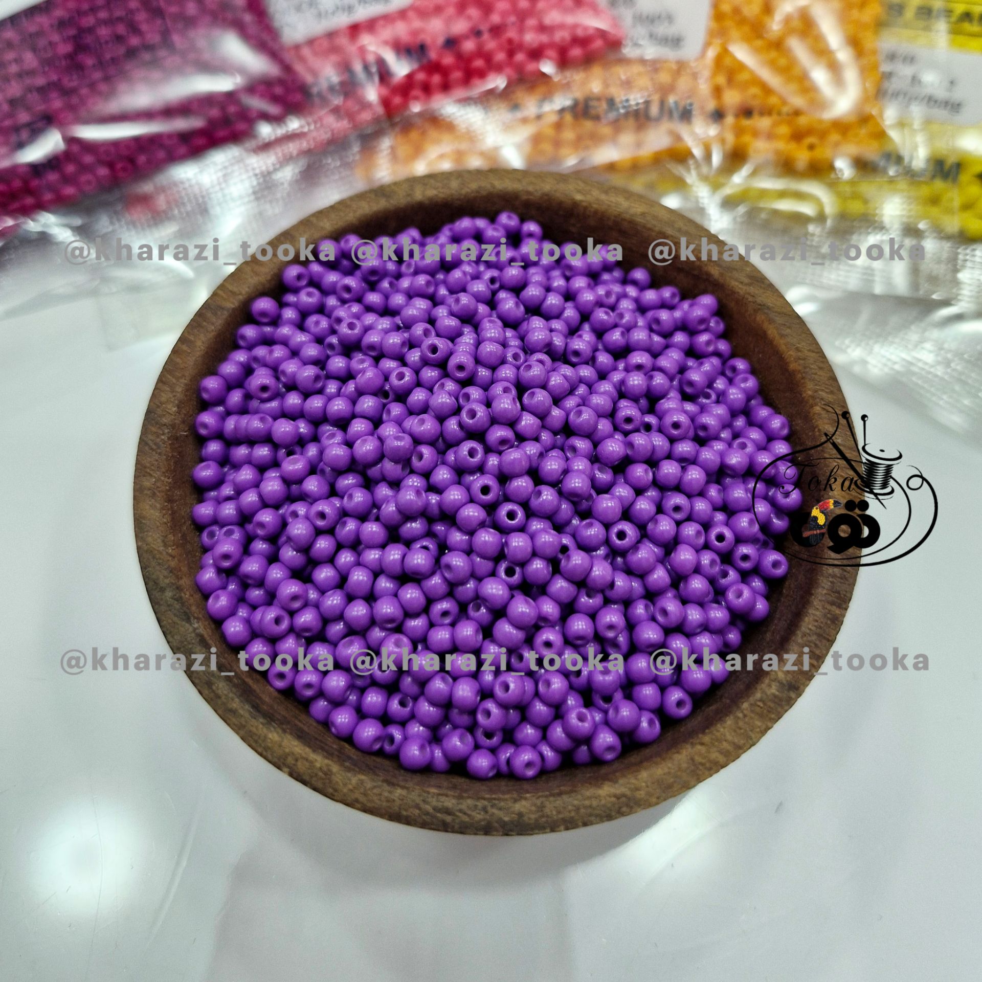 منجوق بنفش ۱۰۵۲ سایز ۸