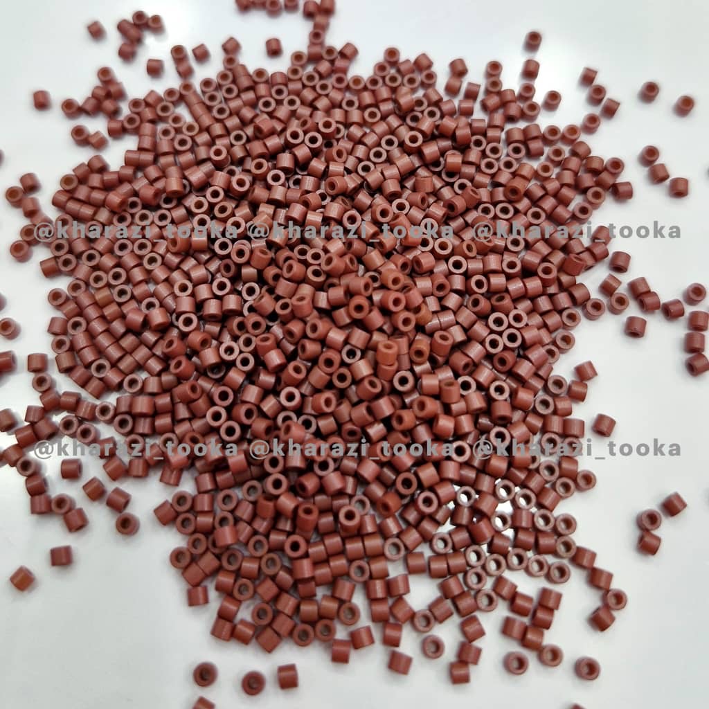 منجوق استوانه ای سایز ۱۰ fgb قهوه ای ۴۲۴۵